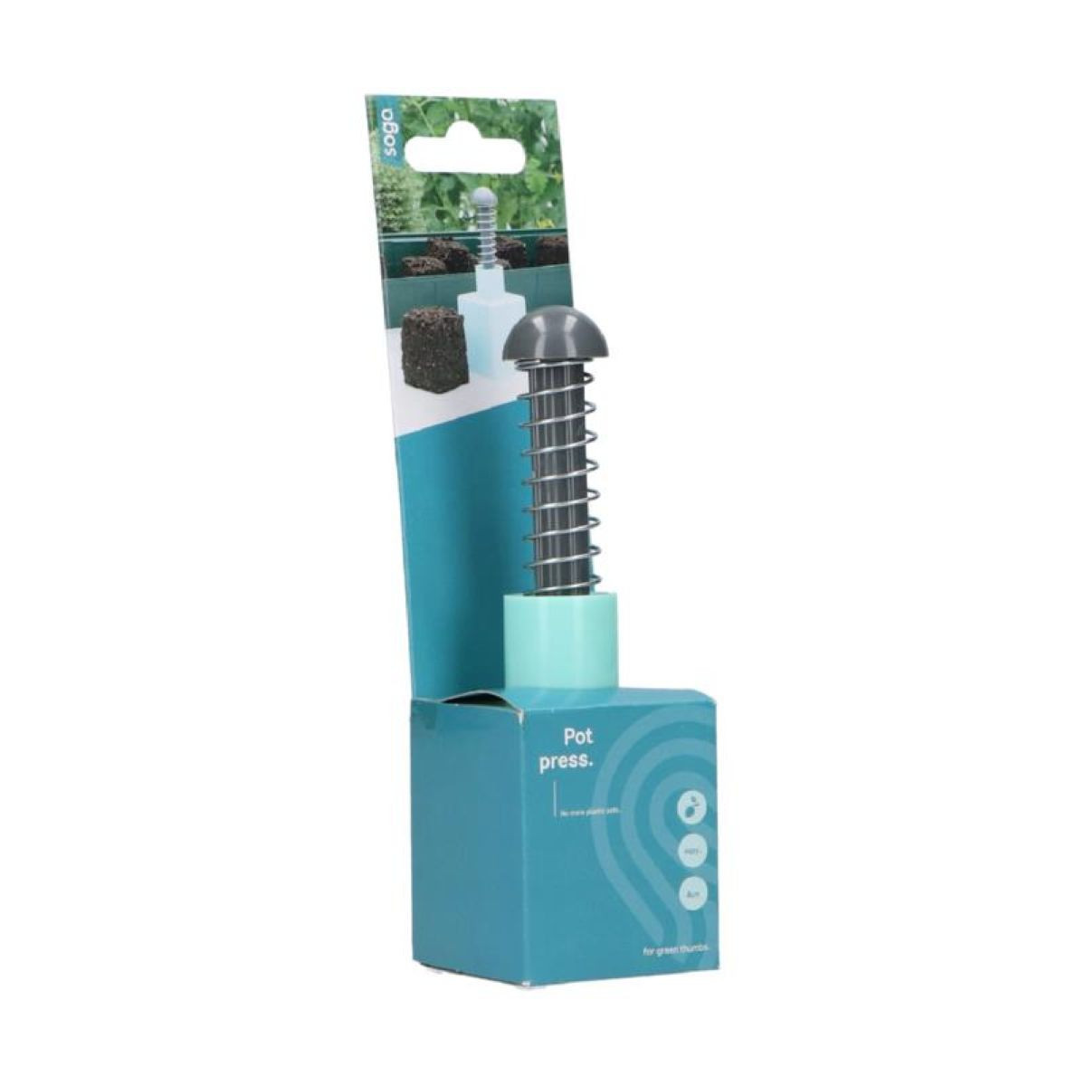 Ruční lis na výrobu rašelinových květináčů - 4 cm - SOGO - 1 ks