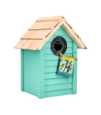 Ptačí budka zelená Beach Hut Curacao - 1 ks