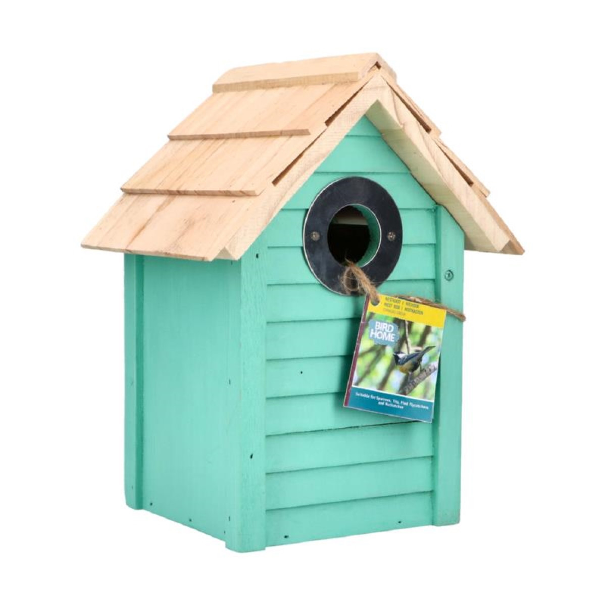 Ptačí budka zelená Beach Hut Curacao - 1 ks