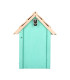 Ptačí budka zelená Beach Hut Curacao - 1 ks