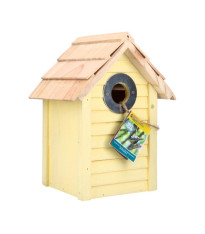 Ptačí budka žlutá Beach Hut Bonaire - 1 ks