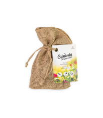 Jutový sáček s květinovými bombami - Blossombs - 8 kuliček - 1 balení