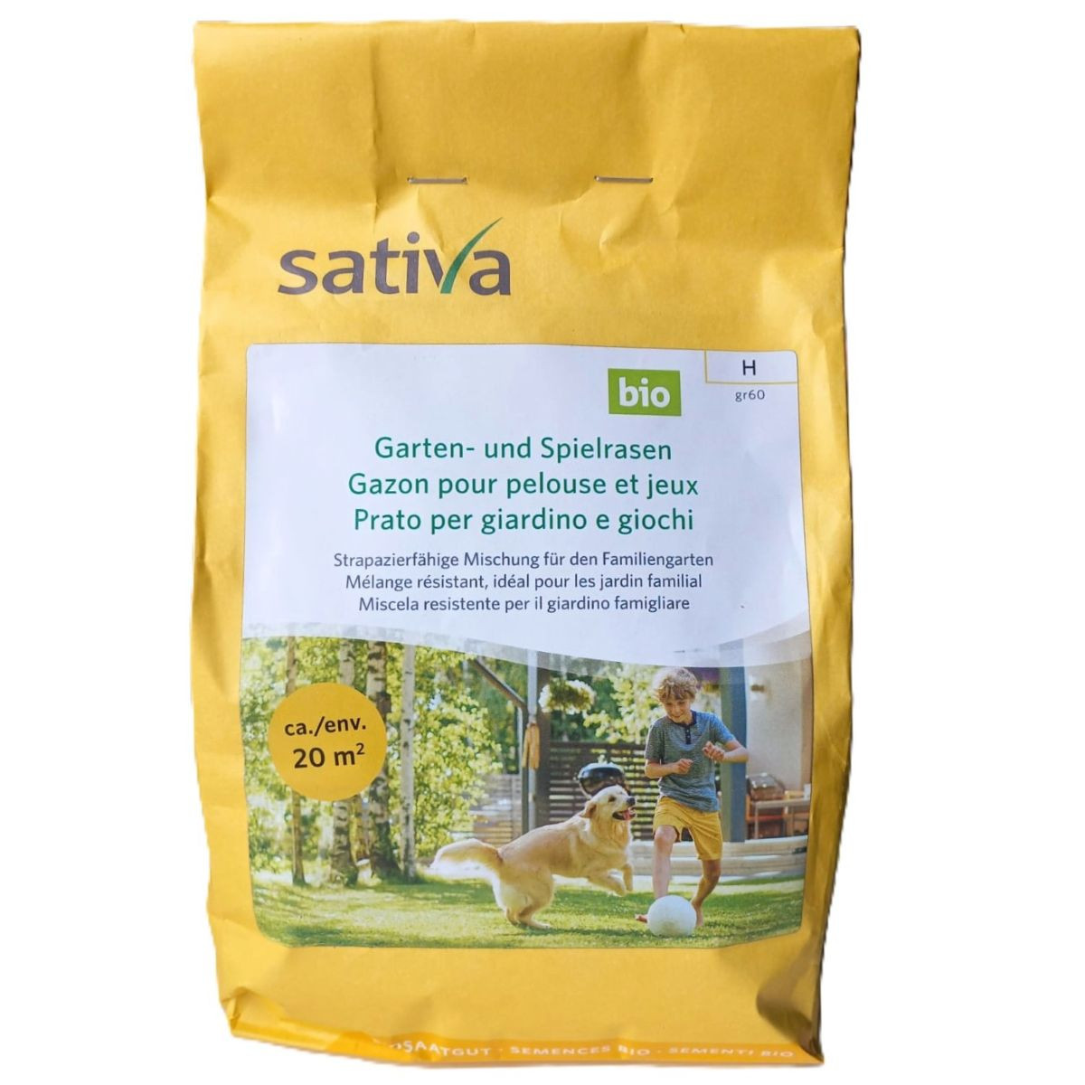 BIO Travní osivo - univerzální - travní směs - Sativa - 500 g
