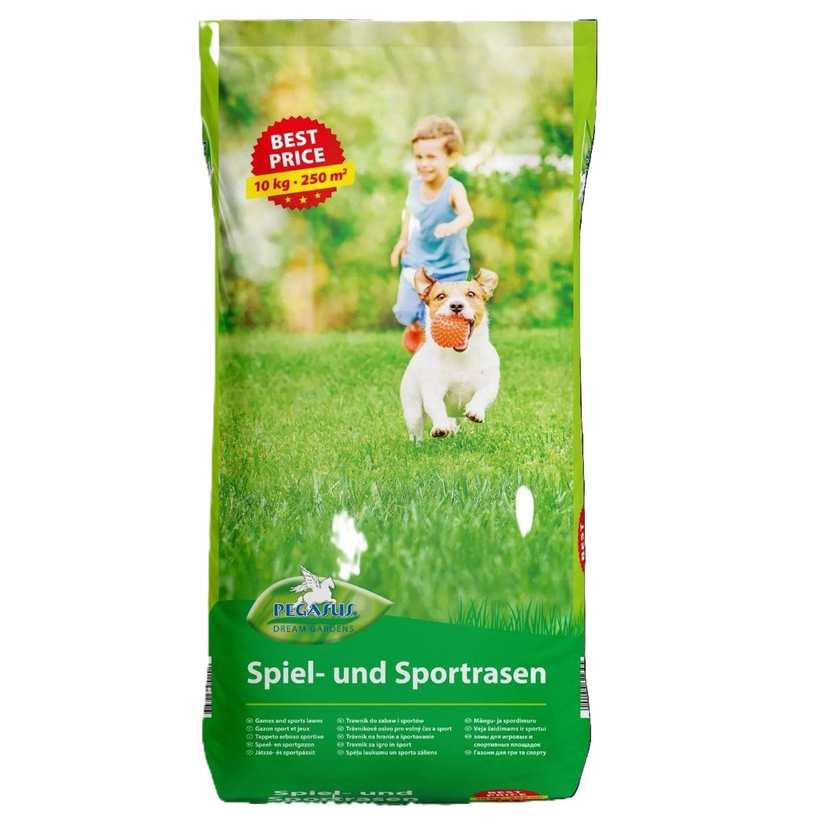 Trávník pro volný čas a sport - Pegasus - travní směs - 10 kg