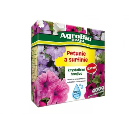 Krystalické hnojivo pro petunie a surfinie - AgroBio - 400 g