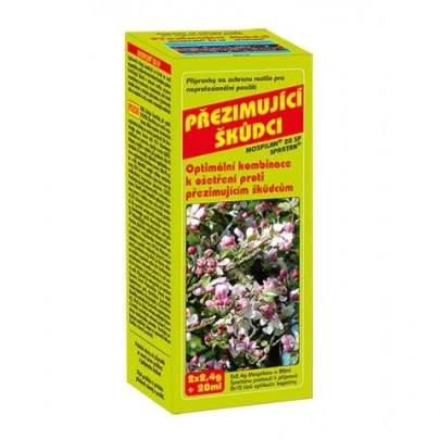 Přípravek proti přezimujícím škůdcům - 2 x 2,4g + 20 ml