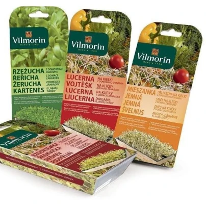 Vilmorin sada na klíčky včetně misky - Ředkvička - semena - 10 g