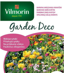 Barevná směs květin přitahujících ptáky - Vilmorin - luční směs - 8 g