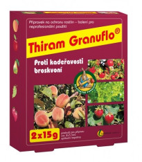 Thiram Granuflo - proti kadeřavosti broskvoní - 2 x 15 g