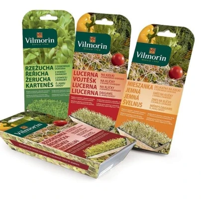 Sada na klíčky včetně misky - Řeřicha - Vilmorin - 10 g