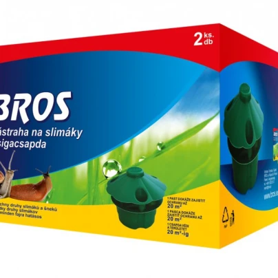 Nástraha na slimáky včetně náplně - Bros - 2 ks