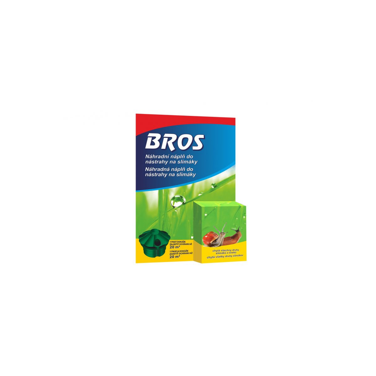 Náhradní náplň do nástrah na slimáky Bros - 5 ml