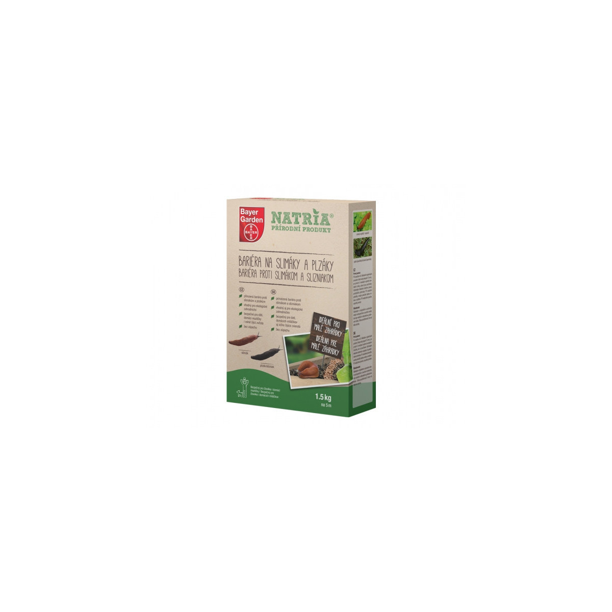Bariéra na slimáky a plzáky - NATRIA přírodní produkt - 1,5 kg