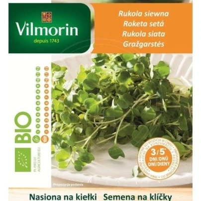 BIO semena na klíčky - Roketa setá - 20 g