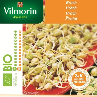 BIO semena na klíčky - Hrách - 40 g