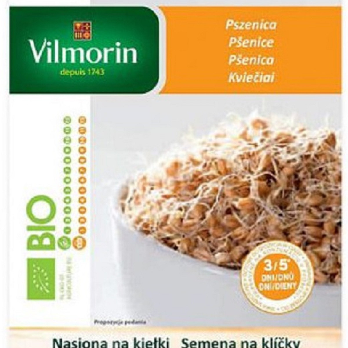 BIO semena na klíčky - Pšenice - 40 g