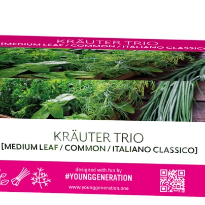 Pěstební sada na pěstování bylinek v pozinkovaném květináči - 1 ks