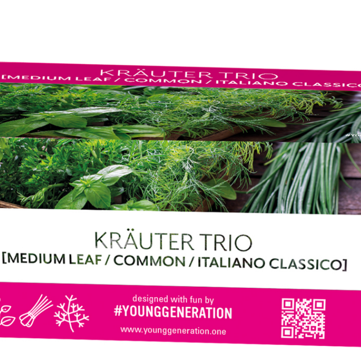 Pěstební sada na pěstování bylinek v pozinkovaném květináči - 1 ks