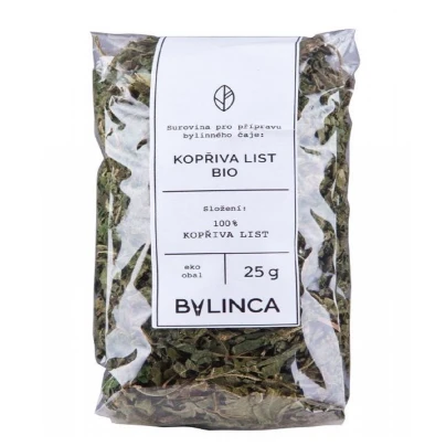Kopřiva list BIO - bylinkové čaje - Urtica dioica - 25 g