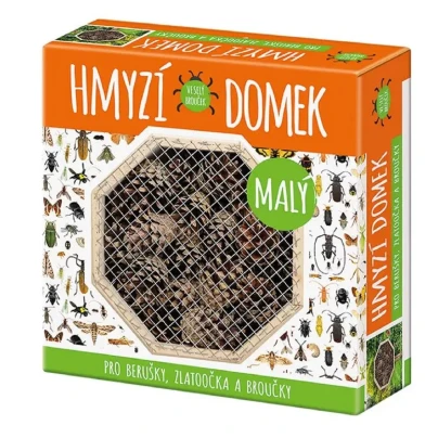 Hmyzí domek malý - domek pro berušky, zlatoočka a broučky - 1 ks