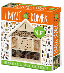 Hmyzí domek velký - domek pro motýly, čmeláky, včely, mušky a brouky - 1 ks