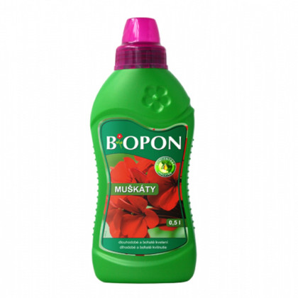 Tekuté hnojivo pro muškáty - BioPon - 500 ml
