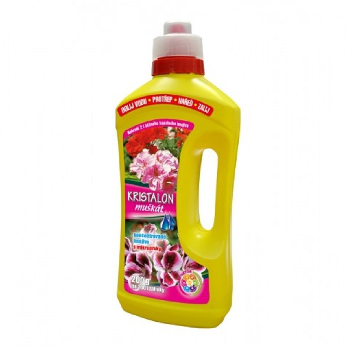 Kristalon na muškáty v lahvi -  200 g