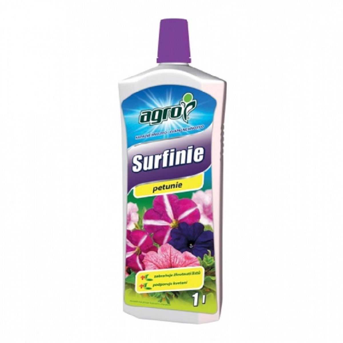 Hnojivo na petúnie a Surfinie - Agro - 1 l