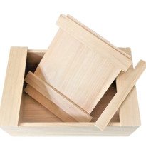 Dřevěná krabička - krabička na semínka - 1 ks