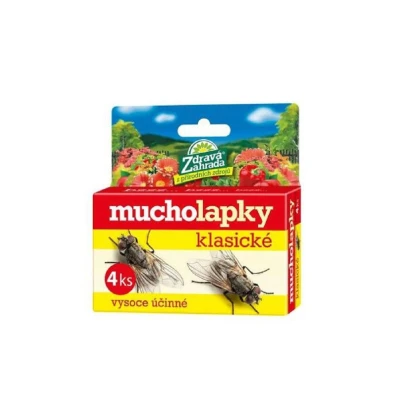 Mucholapky klasické - 4 ks