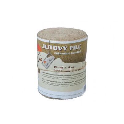 Jutový filc - 15 cm x 4 m