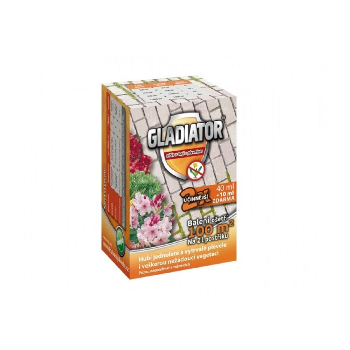 Gladiator na ochranu rostlin - 40 + 10 ml