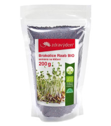 BIO semena na klíčky - Brokolice Raab - 200 g