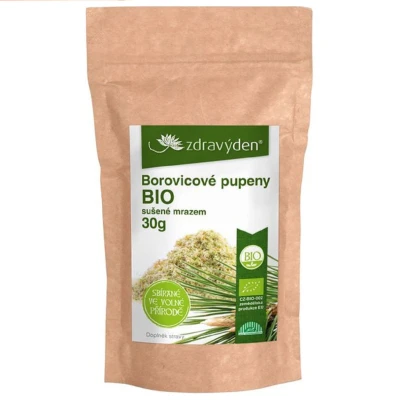 Borovicové pupeny - prášek - BIO kvalita - 30 g