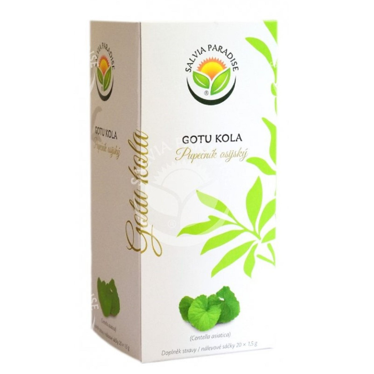 Gotu kola - čajové sáčky - Tribulus terrestris - pupečník asijský - 20 x 2 g