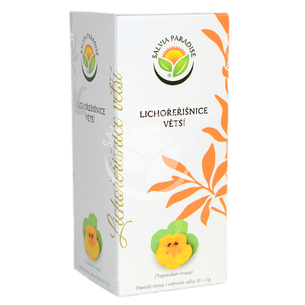 Lichořeřišnice větší - čajové sáčky - Tropaeolum majus - 20 x 3 g